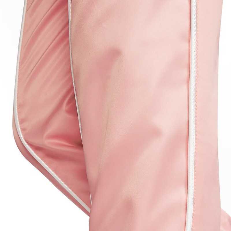 Nike Kinder Strick-Sporthose Einfarbig Logo-Print Kordelzug Bündchen Kinderhosen Rosa BV2751-697