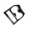 Carbon Fiber Central Console Water Cup Cover Trim Fit for Nissan Rogue 2014-