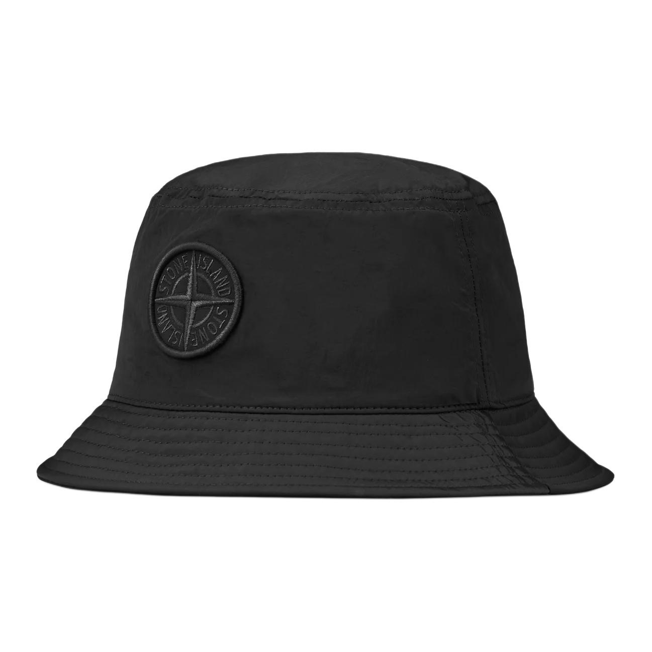 STONE ISLAND Оригинальный дизайн Полиамидная шляпа рыбака Мужские шляпы Черный K1S1591000-09S0076-V0029 XL