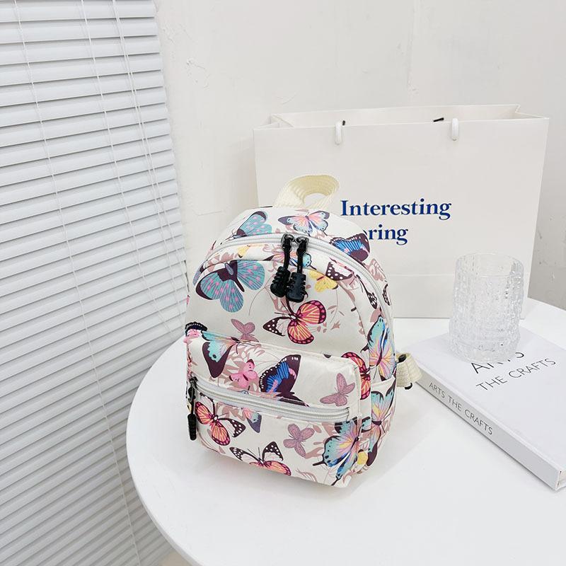 Cute Funny Japanese Style Women's Backpack Soft Lightweight Canvas Nylon Bag Fashion Portable for Leisure & Daily Use