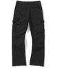 NOT4NERD Double Knee Carpenter Flare Fit Cotton Pants - Black