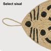Sisal Cat Scratching Mat Rat Shape Door Wall Hanging Scratching Pad Vertical Cat Scratcher Furniture Protector for Indoor Cats Kitten