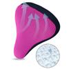 3D Bicycle Saddle Cover Soft Bike Seat Covers Cycling Silicone Seat Cushion Cycling Breathable Saddle Comfortable Bicycle Saddle