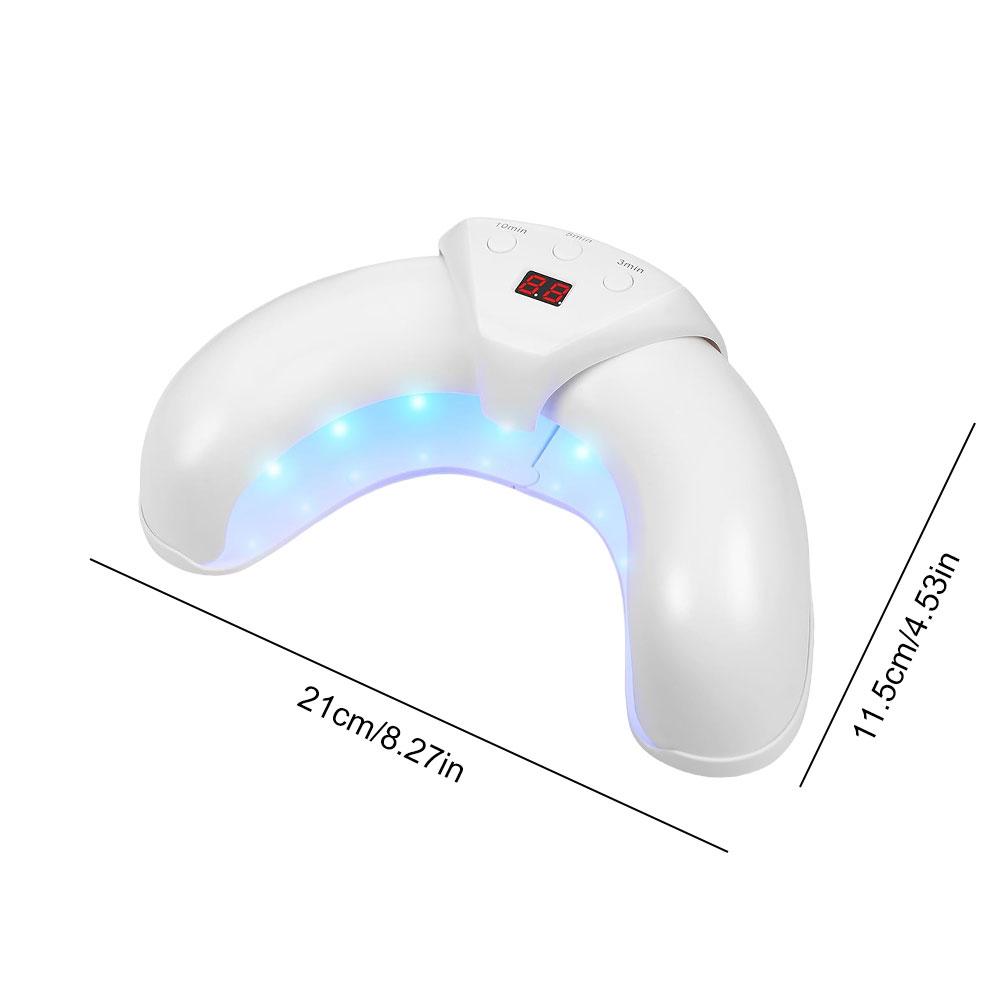 Nail Repair Solution Home Use Nail Cleaning Light Device 470nm Blue Light Nail Treatment Device for Toenails & Fingernails