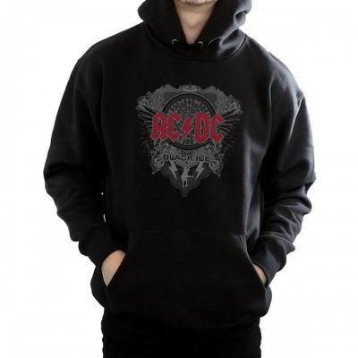 Mens Black Ice Cotton Hoodie