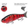 Bassdash Swim Shad Jointed Glide Bait Fishing Lure for and Muskie Bass, Pike, Trout,