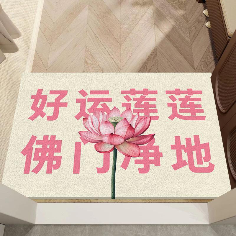 Character Character Silk Mat Entry Door Entry Door Mat Non-slip Home Bedroom Porch Dirt Pvc. Mat