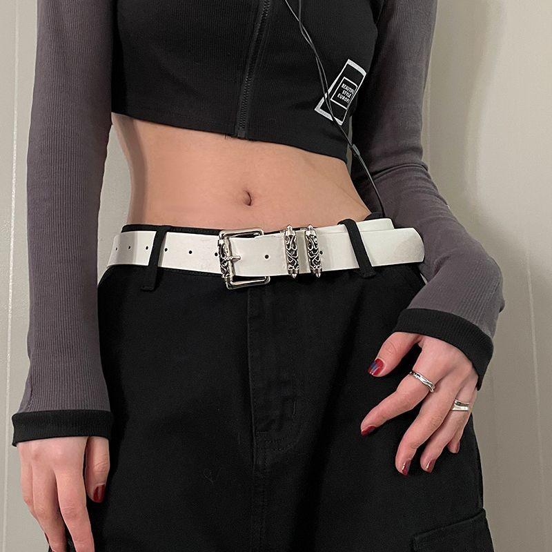 Stylish Women's Belt 2024 New Arrival Korean Version Versatile Pu Material Simple Design
