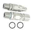 Schnellverschluss-Hydraulikkupplungs-Kit für Bagger Für 332 333D 50G 60D 328D Kompatibel mit KV13884 AT312877