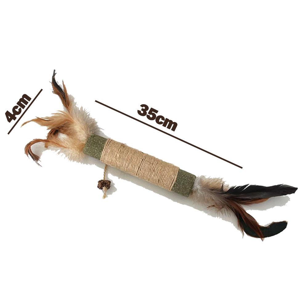 Teeth grinding stick cat insect gall fruit toy catnip adult cat kitten teeth grinding breath clearing teasing cat stick cat toy