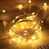 Floral Art Led String Fairy Lights Waterproof Indoor And Outdoor Decorative Lamp Led Light Alloy Wire Party Holiday Decor