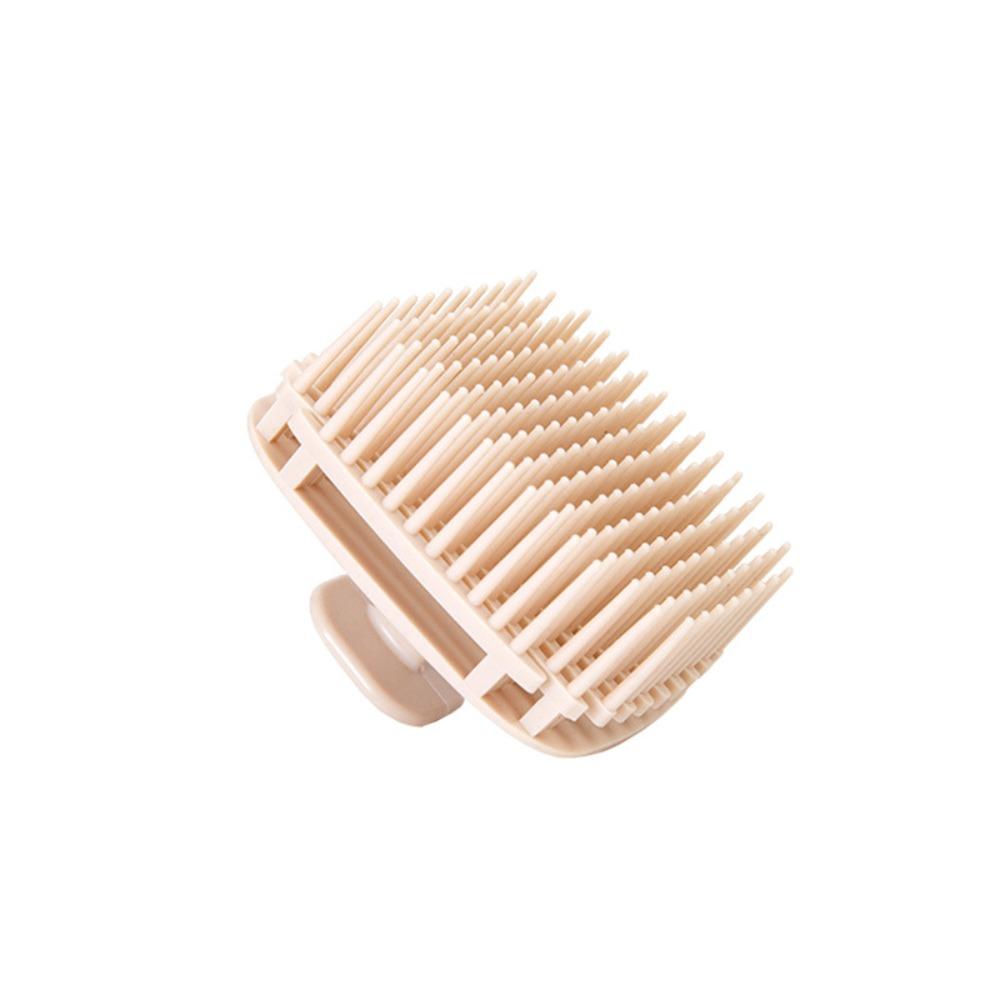 Comfortable Head Scalp Massage Comb Square Shape Hair Washing Comb  Unisex белый