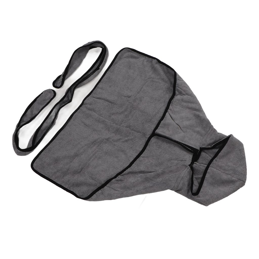 Dog Drying Robe Super Absorbent Quick Drying Dog Bathrobe Towel with Hand Pockets for Pet Supplies L
