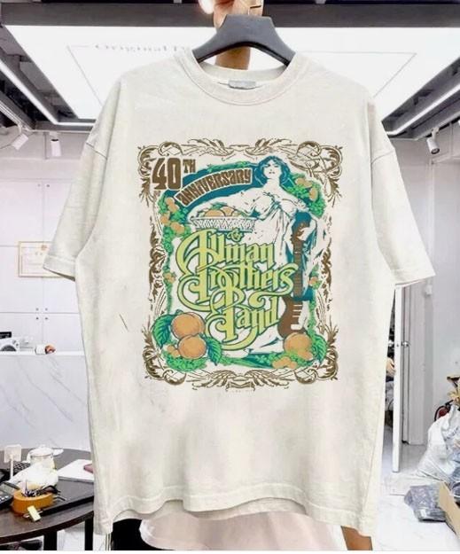 

The Allman Brothers Band Shirt Rare Design White Unisex Shirt Vtg S5XL WA1204 Unisex T-Shirt L
