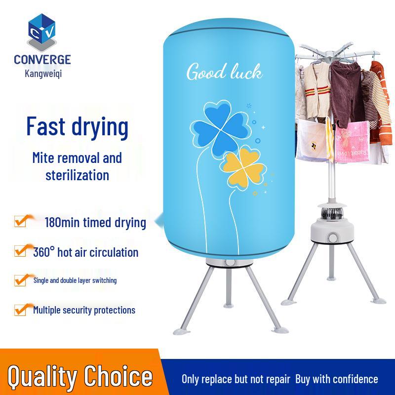 Conweiqi Round Clothes Dryer: Quick-Dry Warm Air Household Wardrobe Dryer with Free Shipping