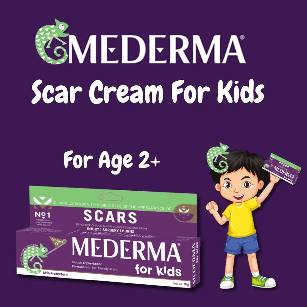 Mederma Kids Scar Treatment Gel 10g | Gentle Scar Care For Children 2-12 Years | Reduces Old & New Scars From Cuts Burns And Surgery
