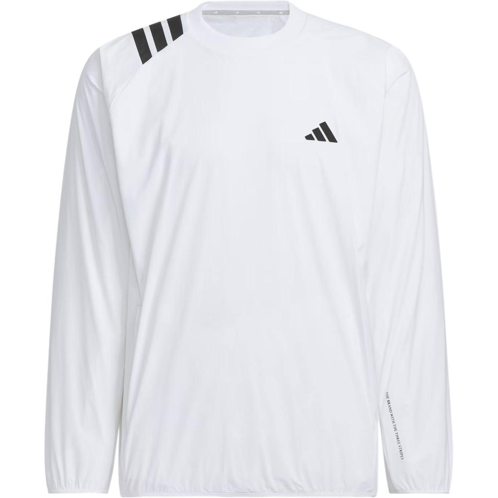 Adidas Crew Brand Logo Striped Golf Woven Sports Crewneck Sweatshirt Men Sweatshirt JL7950