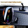 Sturdy Car Phone Holder with Inverted Hook & Vacuum Suction for Horizontal/Vertical Air Outlet Navigation