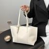 Women's Bag Large Capacity Soft Leather Tote Bags Casual Versatile Shoulder Handbag Winter Versatile Commute Bag