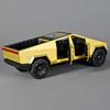 1/32 Tesla Cybertruck Toys Diecast Model Car Alloy Metal Pickup Truck Colorful Indoor Desktop Display Collection Game for Children Boy