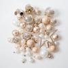 50Pcs Shatterproof Christmas Ornament Set With Plastic Tree Toppers Star For Indoor Outdoors Holiday Decorations