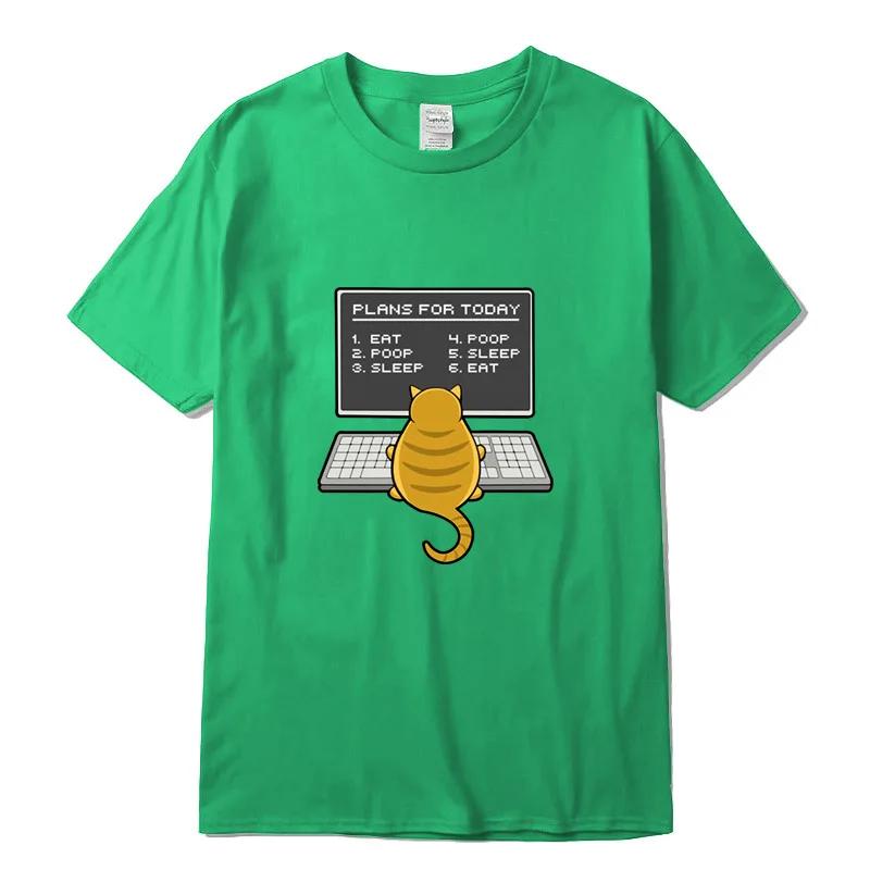 Summer Men's High Quality T-shirt100%cotton Funny Programmer Print Casual Loose Cool T Shirt O-neck Male T-shirt Male Tees Shirt