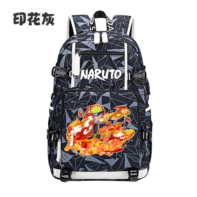 Naruto Anime Backpack Lightweight Ergonomic Lumbar Support Large Capacity for Students