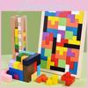 Engaging Colorful Wooden Tetris Educational Toys For Kids Age 3 To 8 Years