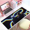 Cool Electronic Band Ddaft Punk Mouse Pad Large Thick Desk Pad Stitched Edges Gaming Mouse Mat For Pc