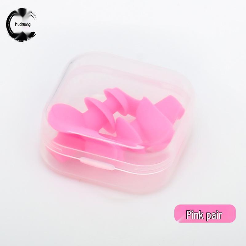 Silicone Waterproof Swimming Earplugs & Nose Clip Set - New Upgrade