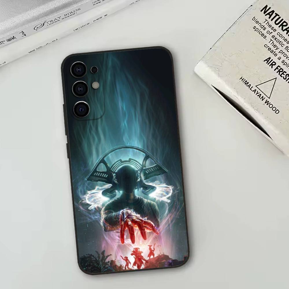 Destiny   Phone Case Black Silicone Soft For Samsung S25,S24,S21,S22,S23,S30,Ultra,S20,Plus,Fe,Lite