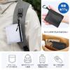 Yullmu mini pouch card case carabiner climbing lightweight waterproof travel bag-in-bag (black)
