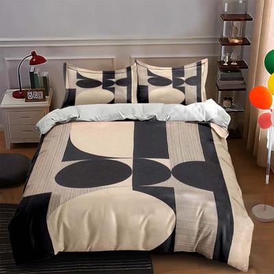 Abstract Geometric Shapes Bedding Duvet Cover Sets Duvet Covers Pillowcases Gifts (1 * Duvet Cover 2 * Pillowcases, Without Duvet Insert)