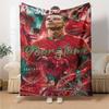 Cristiano Ronaldo (91) Personalized Text Blanket Cozy Personalized Blanket Durable Comfort Throw For Picnics Sofa Office Chair Living Room