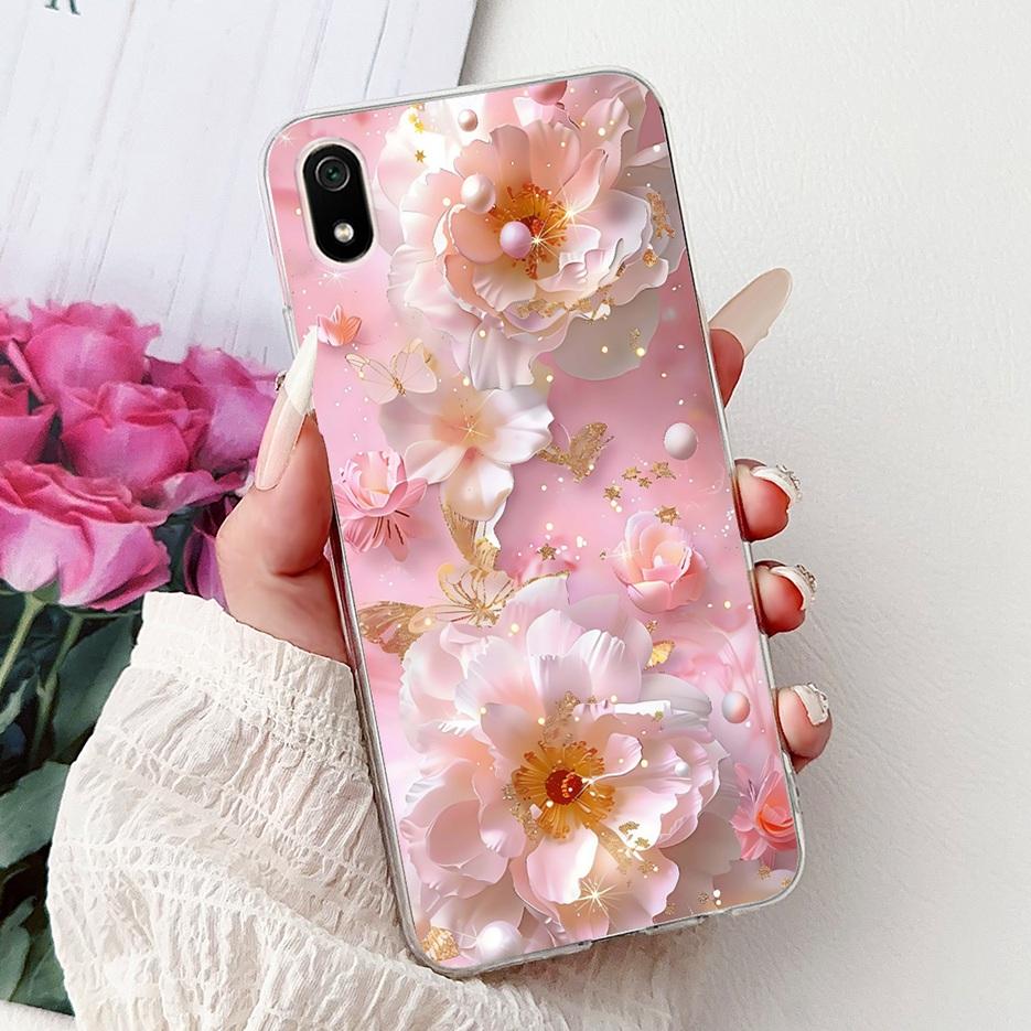 For Xiaomi Redmi 7A Case Redmi7 Luxury Fashion Painted Cover Soft Silicone Phone Case For Xiaomi Redmi 7 7A Redmi7A Fundas Coque