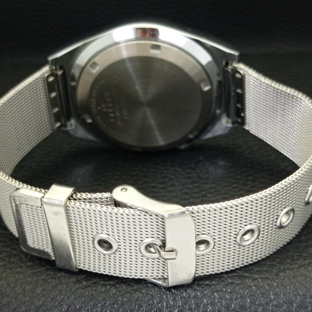 REFURBISHED VINTAGE SEIKO EXPO 70 AUTOMATIC JAPAN MENS BLUE DIAL WATCH A433571-2 R117-a433571