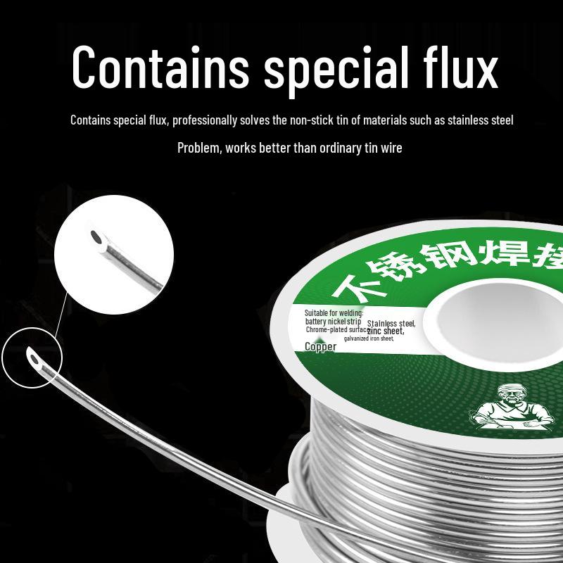 Stainless Steel Multi-Function Solder Wire for Fire Welding and 18650 Battery Connections