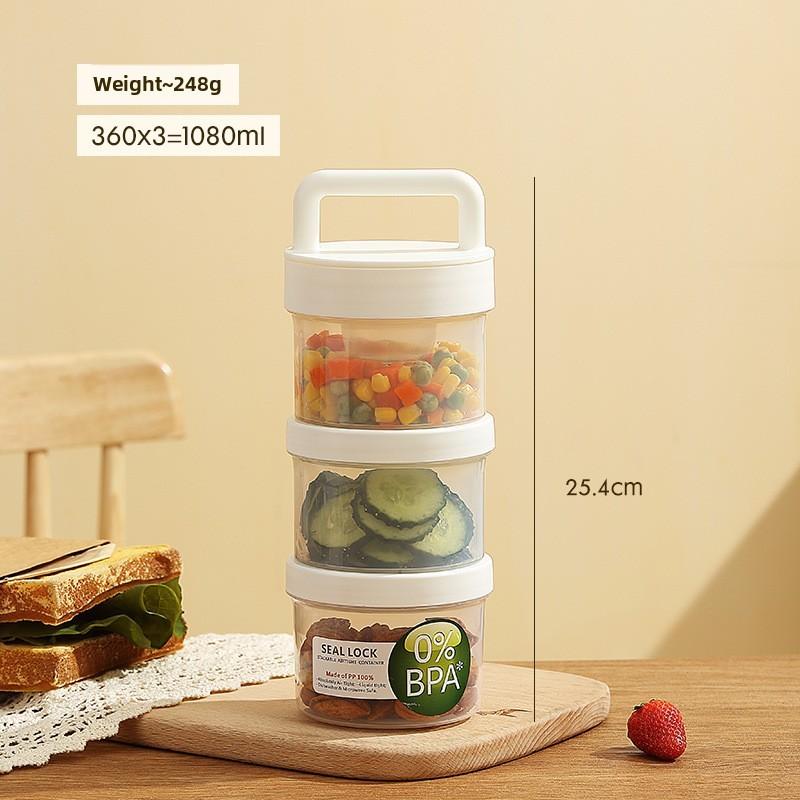 Portable Fruit Oatmeal Breakfast Cup With Spoon For Students And Office Use