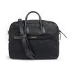 Bleudechauffe Zepho Solo Briefcase Waxed Canvas - Noir Black