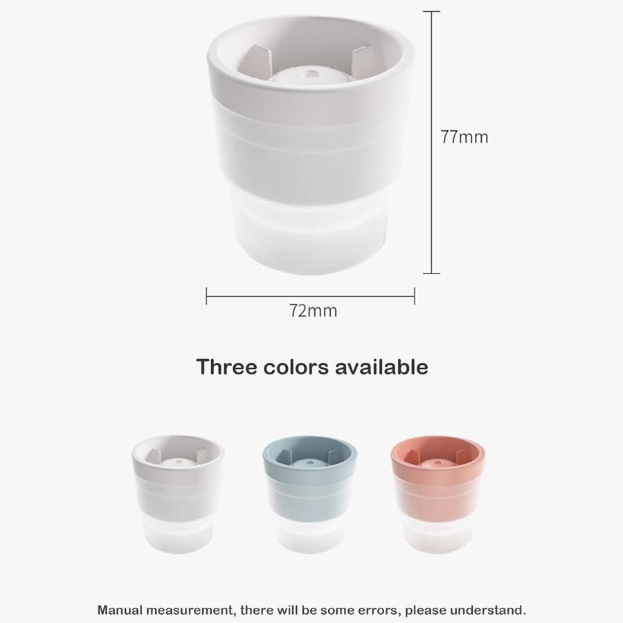 Whiskey Silicone Round Ice Hockey Mold Maker Large Spherical Ice Cube Ice Tray Grinder Suitable for Bar Home Kitchen Supplies