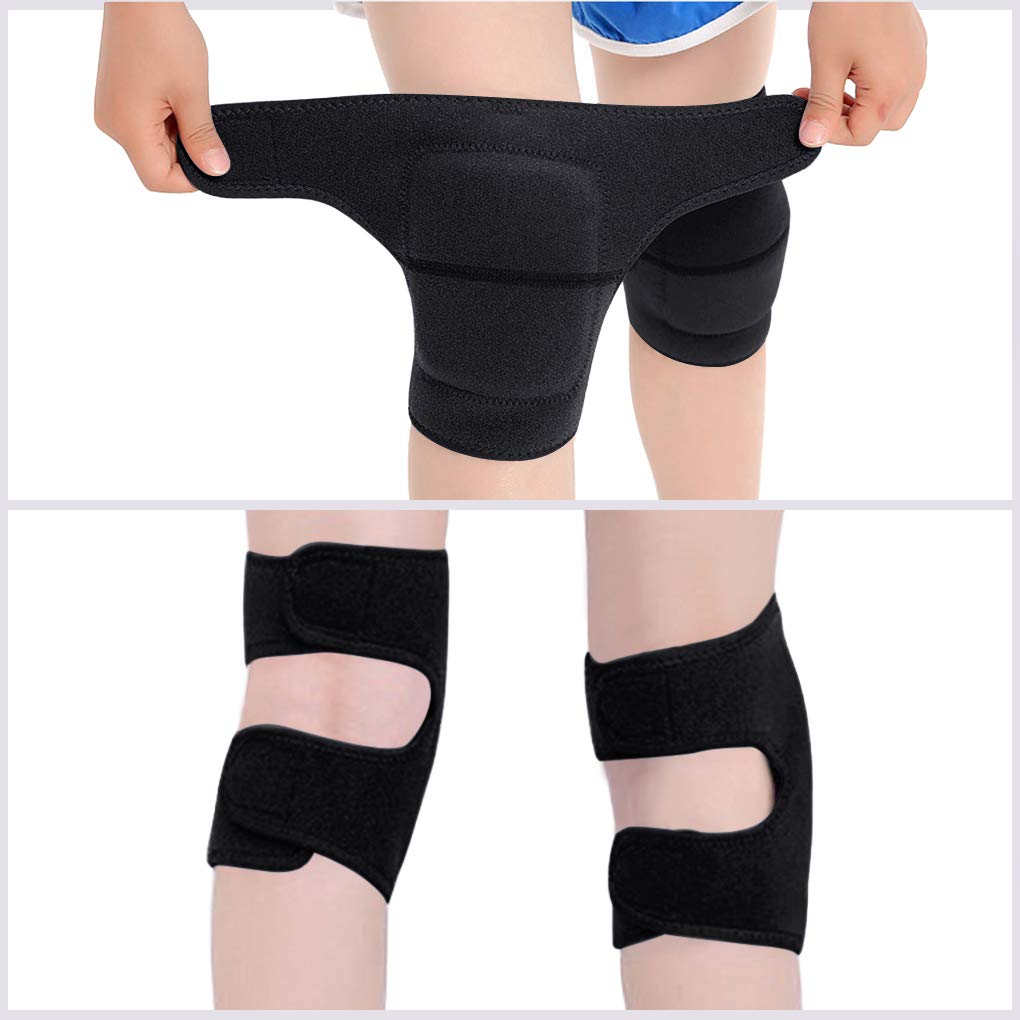 Knee Ages with Sponge Knee Elementary and Junior High School Injury Impact Junior Knee and Cycling Breathable and Sizes Sports Care for Girls and Boys