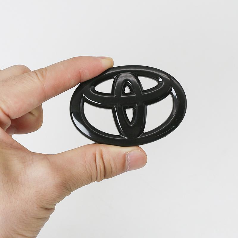 2026 New For Toyota Car Steering Wheel Decorative Stickers Carbon Fiber Emblem For Toyota Corolla Camry Hilux Prius Avensis Auri