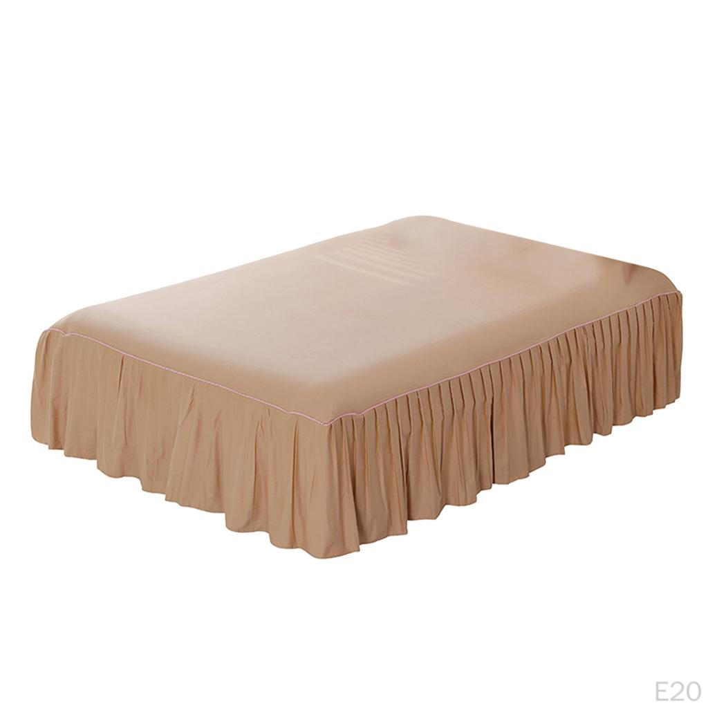 6inch Lace Ruffle Bed Skirt with Platform