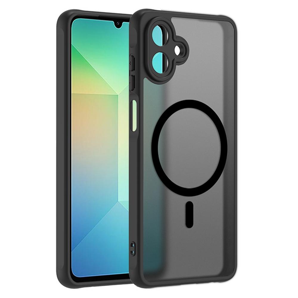

For Samsung Galaxy A06 5G / 4G Magnetic Case Skin-Touch PC + TPU Matte Back Cover