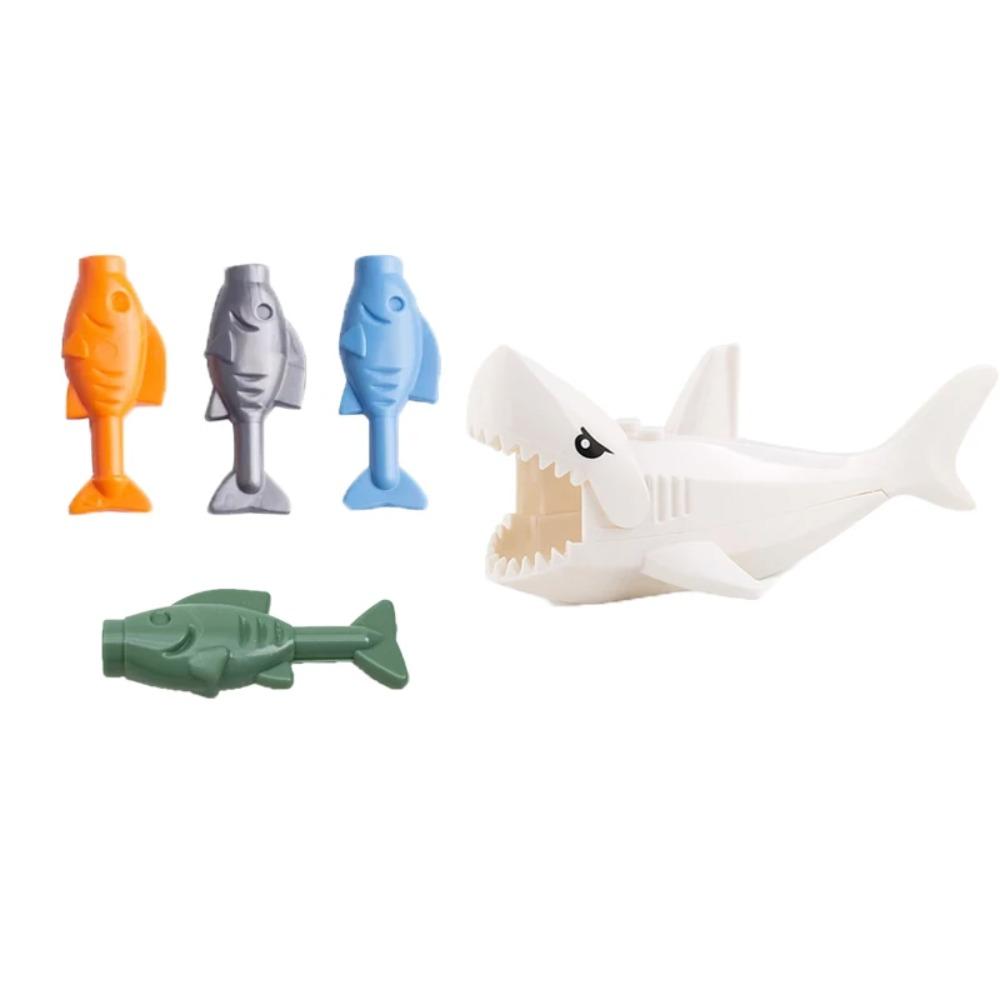 MOC City Animal Building Block Model Character Farm Accessories Goose Pig Dog Orangutan Cheetah Shark Zoo Brick Toy Gifts X014