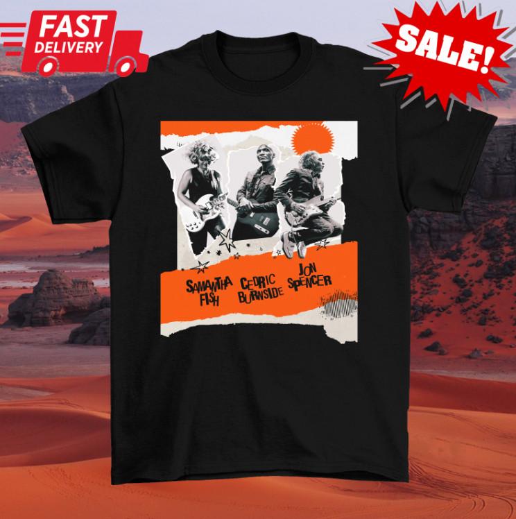 Shake em on Down Tour Samantha Fish Shirt Black Unisex BT678 Unisex T-Shirt S