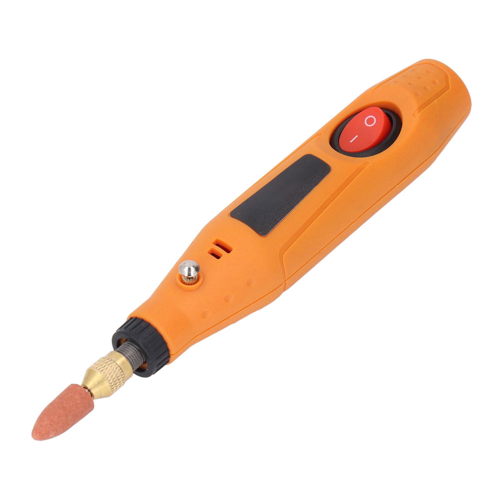 

12В Электрическая шлифовальная ручка Многофункциональный портативный набор инструментов для резьбы для полировки, чистки, гравировки, снятия фаски 100–240 В