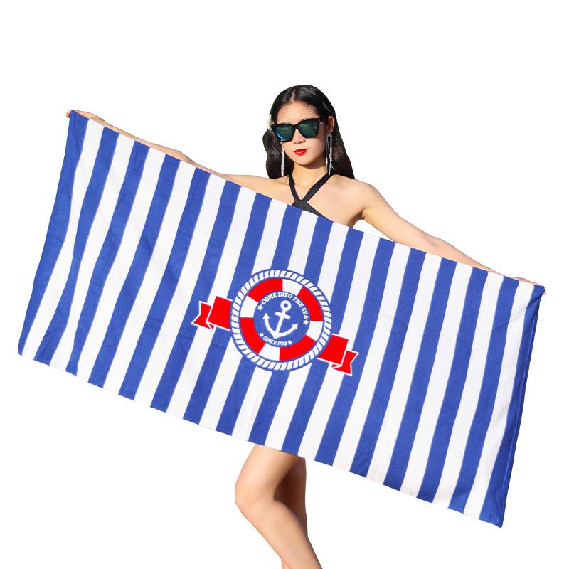 Personalisierte Hausschuhe Sommer Damen Badetuch Strandwickel Schwimmtuch Erwachsene Kinder Jungen Mädchen Mikrofaser Duschtücher