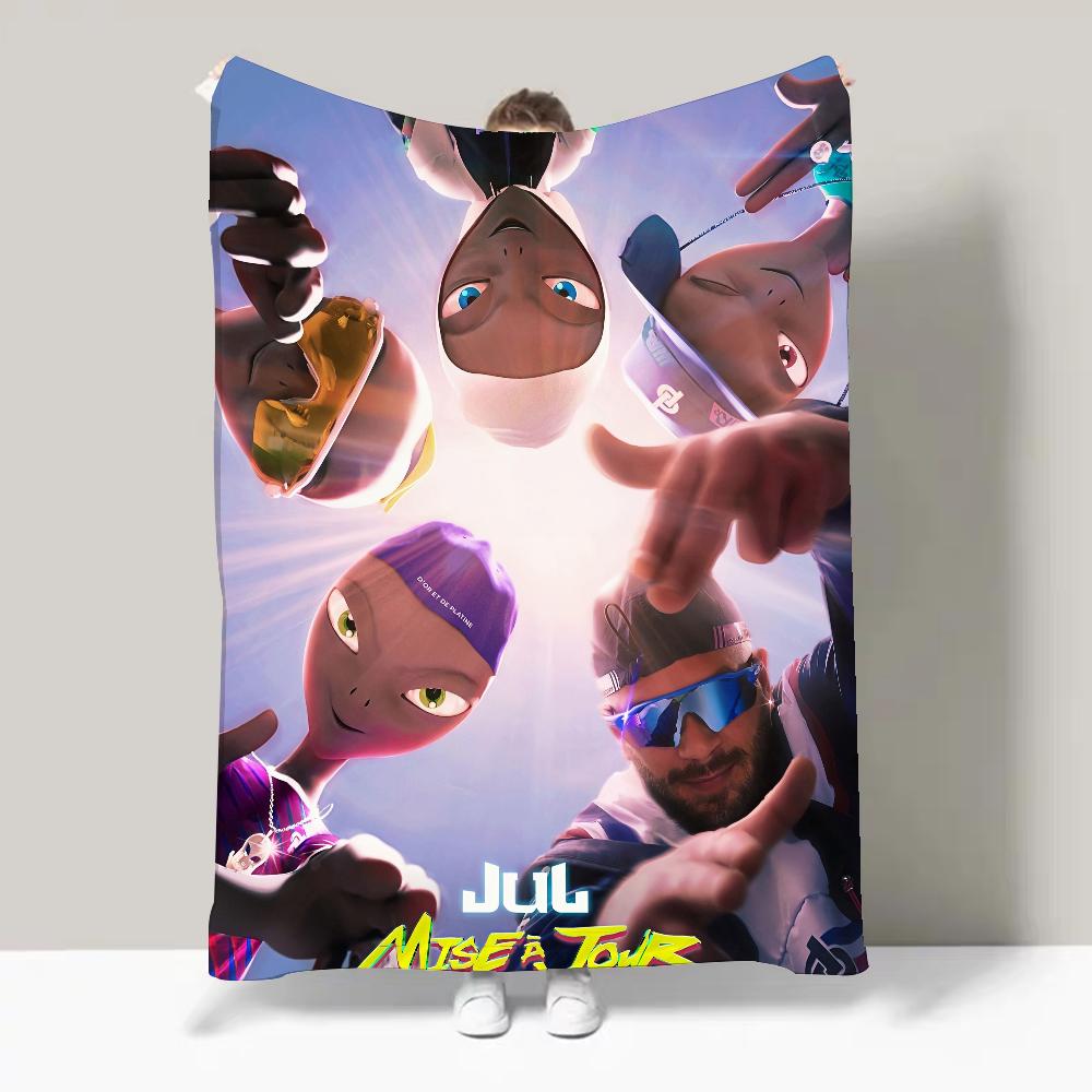 JuL C'est quand qu'il s'eteint Rapper Blanket Design Lightweight For Dorms, Naps, Living Room, Office,Sofa,All Season