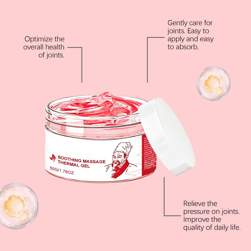 Natural Herbal Warming Body Massage Cream, Deep Massage - 1.76 Oz